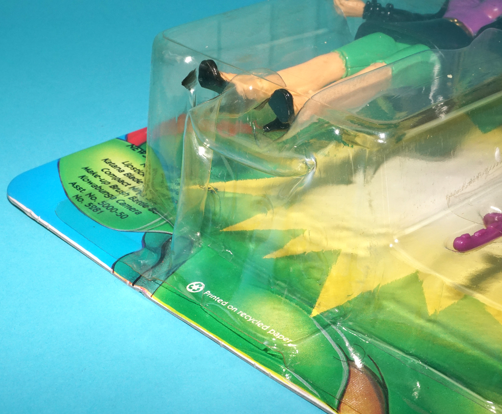 TMNT TEENAGE MUTANT NINJA TURTLES APPRIL THE RAVISHING REPORTER MOC MOSC SEALED CARD 1992 PLAYMATES - Image 7