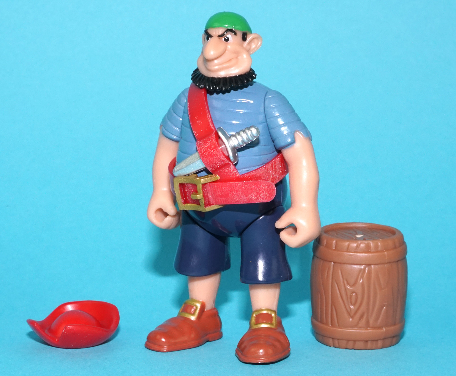 DISNEY HEROES PETER PAN ACTION FIGURE PIRATE 100% COMPLETE 2003 FAMOSA - Image 3