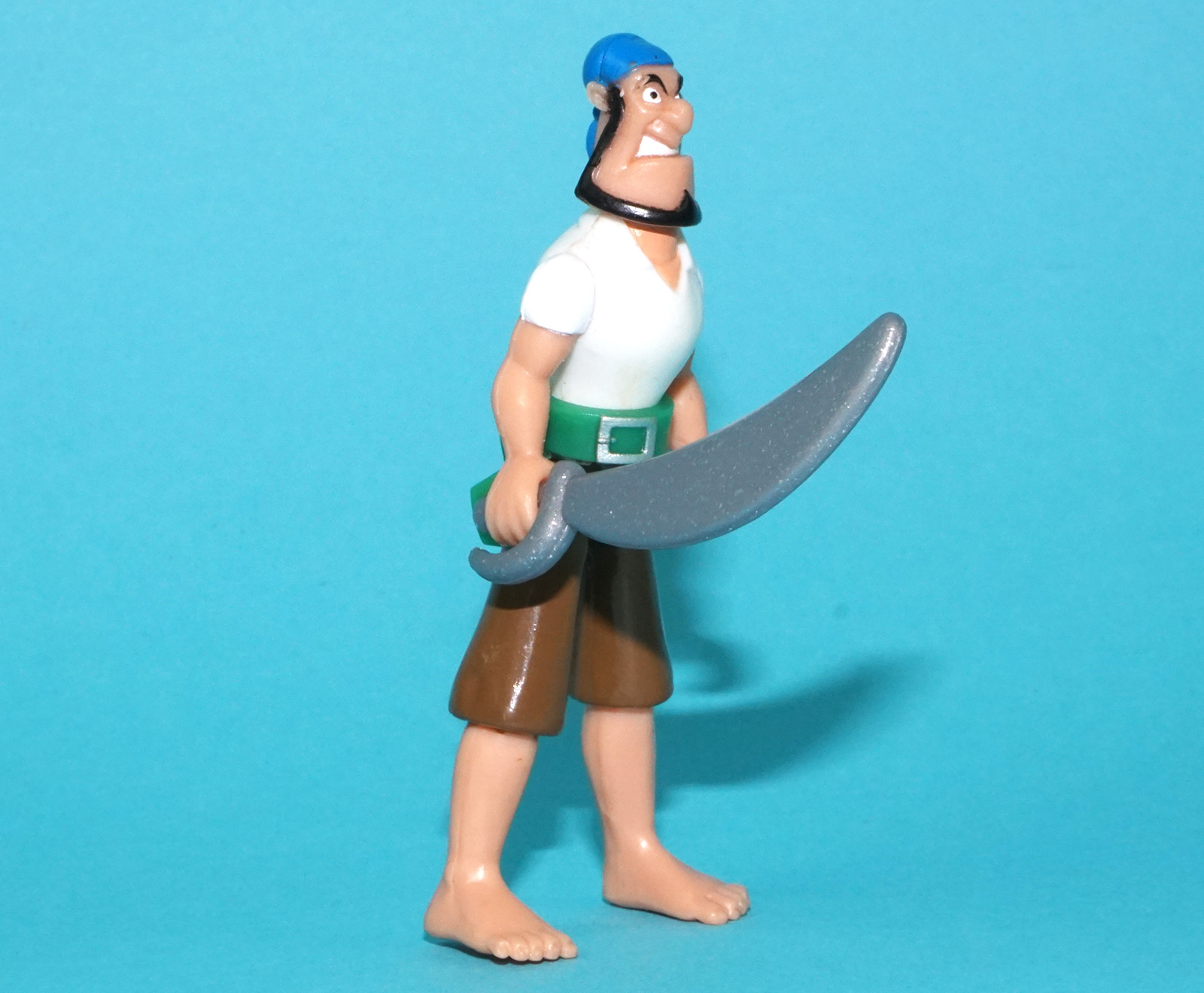 DISNEY HEROES PETER PAN ACTION FIGURE PIRATE 100% COMPLETE 2003 FAMOSA - Image 2