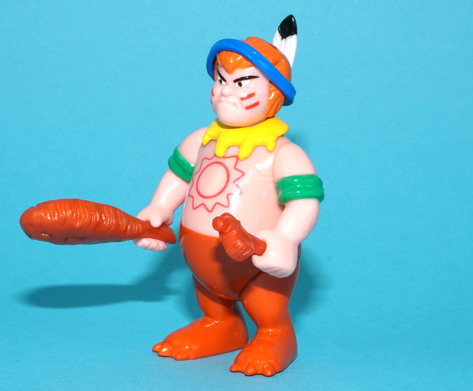 DISNEY HEROES PETER PAN ACTION FIGURE LOST BOY CUBBY INDIAN OUTFIT 100% COMPLETE 2003 FAMOSA - Image 2