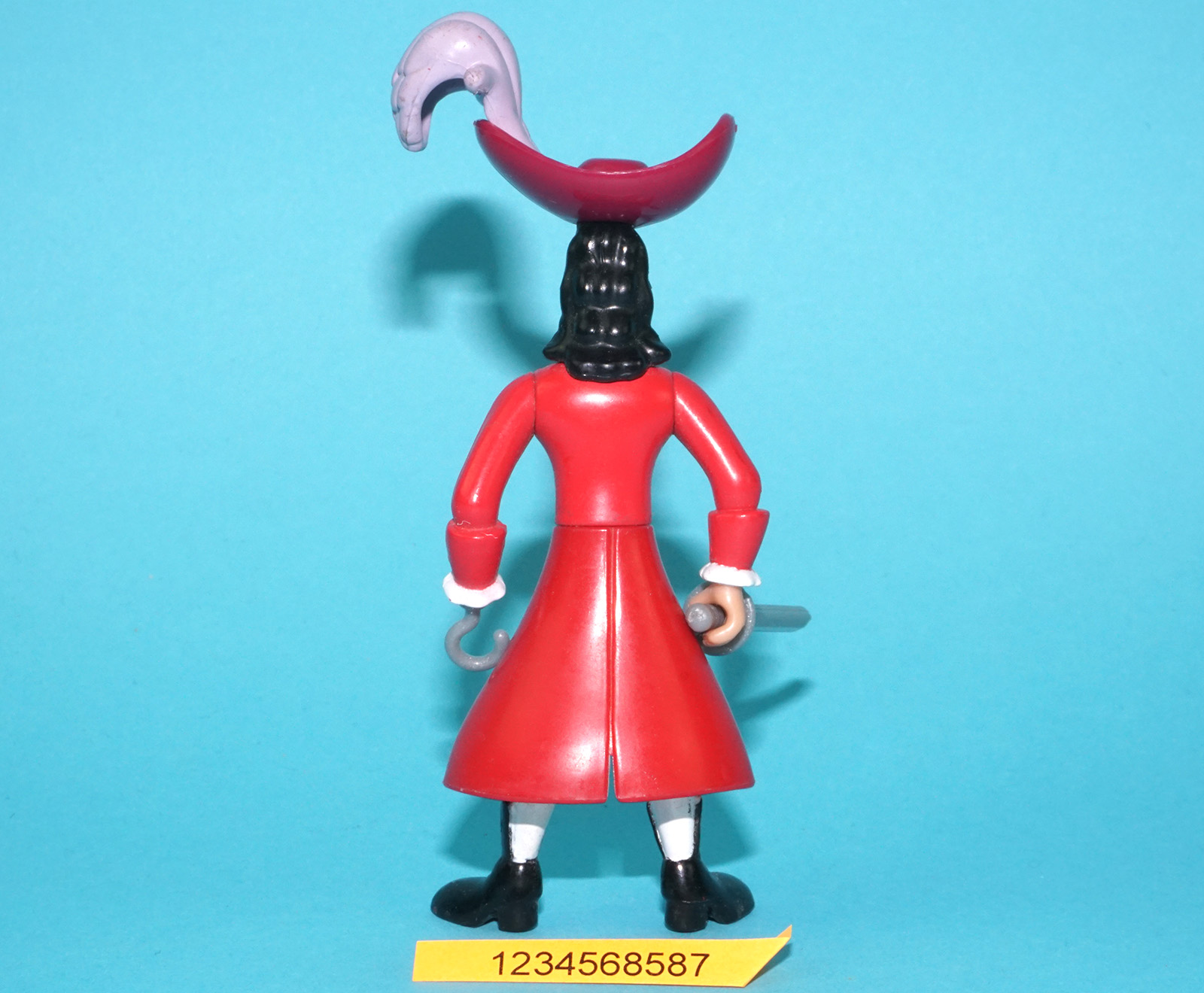 DISNEY HEROES PETER PAN ACTION FIGURE CAPTAIN HOOK NEAR COMPLETE 2003 FAMOSA - Image 3