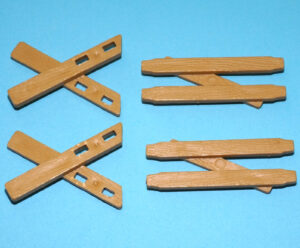 ASTERIX PLAY ORIGINAL SPARE PART 6213 GAULISH FARMER WOOD SAW STAND 1980 TOYCLOUD 1984 CEJI 6238