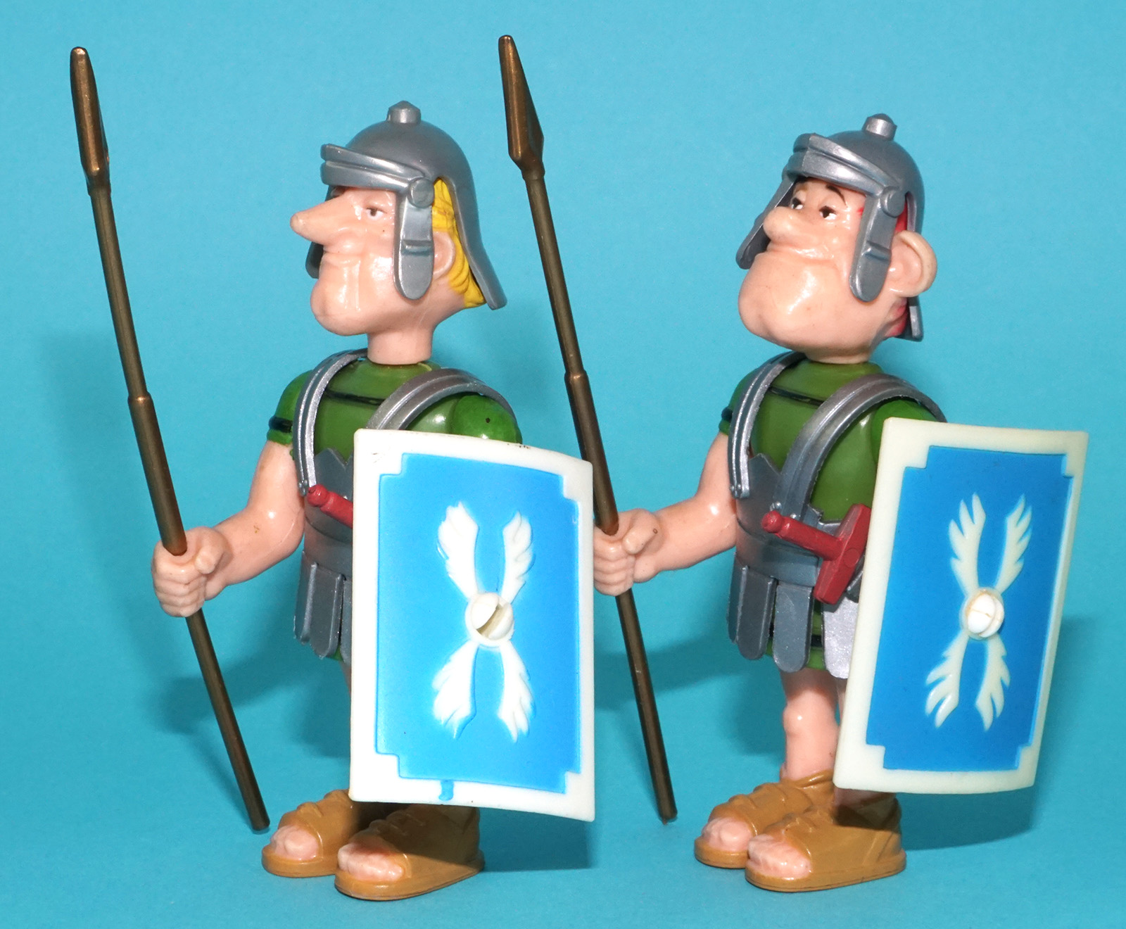 ASTERIX PLAY ACTION FIGURES 6216 ROMAN LEGIONNAIRES 100% COMPLETE 1980 TOYCLOUD - Image 2