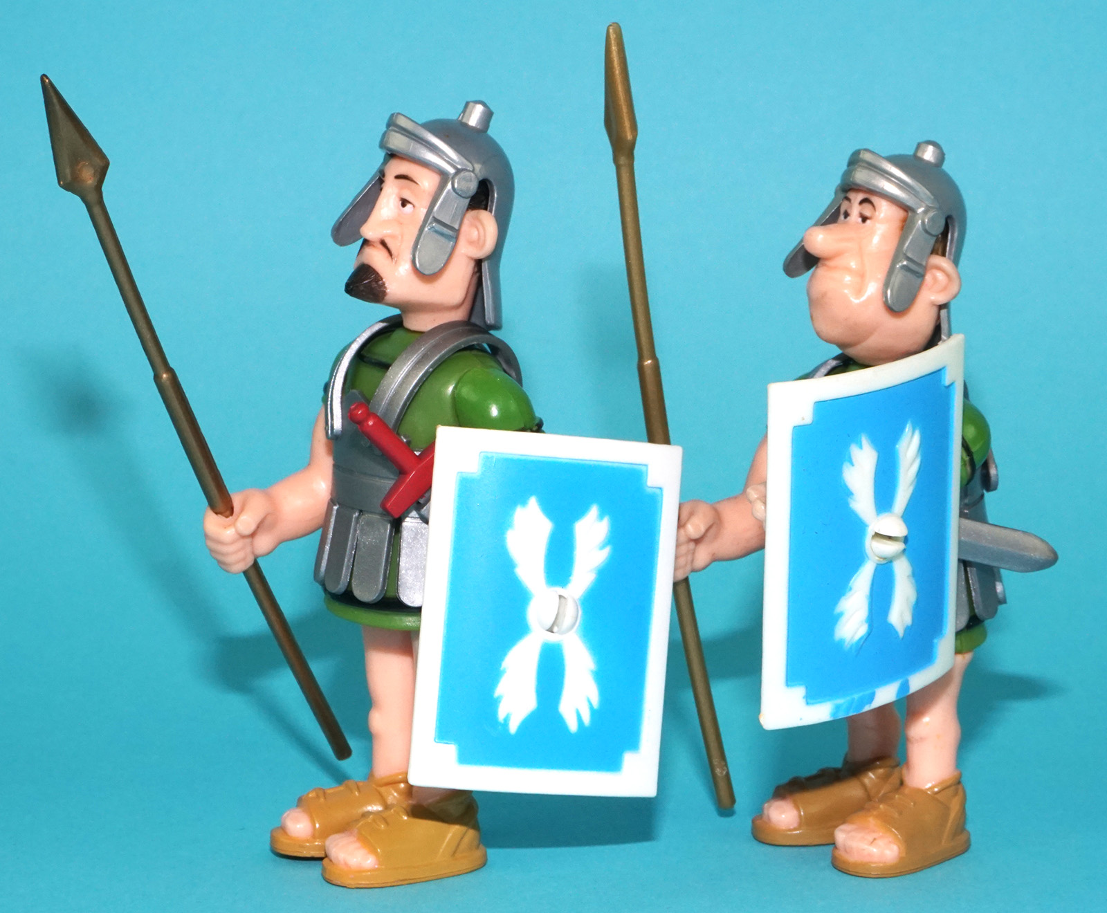 ASTERIX PLAY ACTION FIGURES 6219 ROMAN LEGIONNAIRES 100% COMPLETE 1980 TOYCLOUD - Image 2