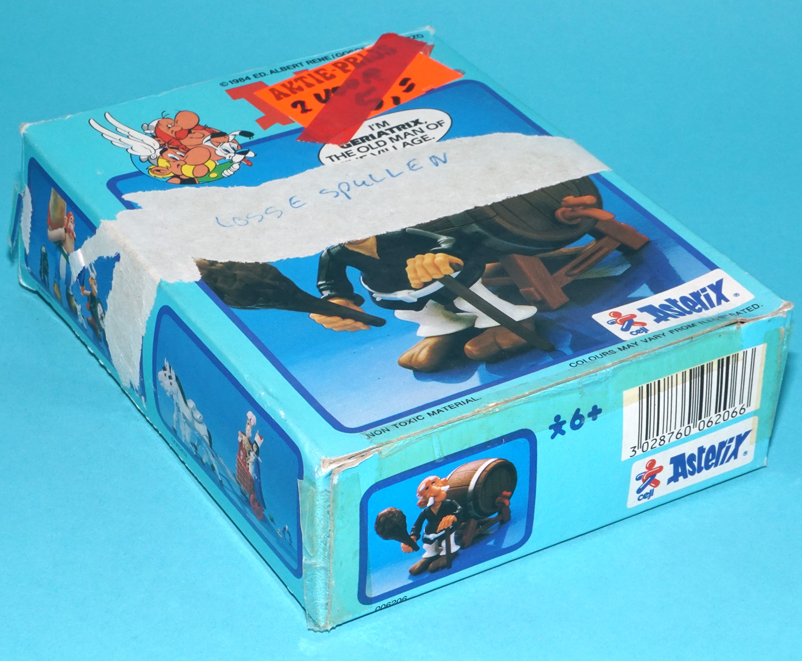 ASTERIX PLAY ACTION FIGURES 6207 GERIATRIX BOXED UK BOX 1984 CEJI TOYCLOUD - Image 3