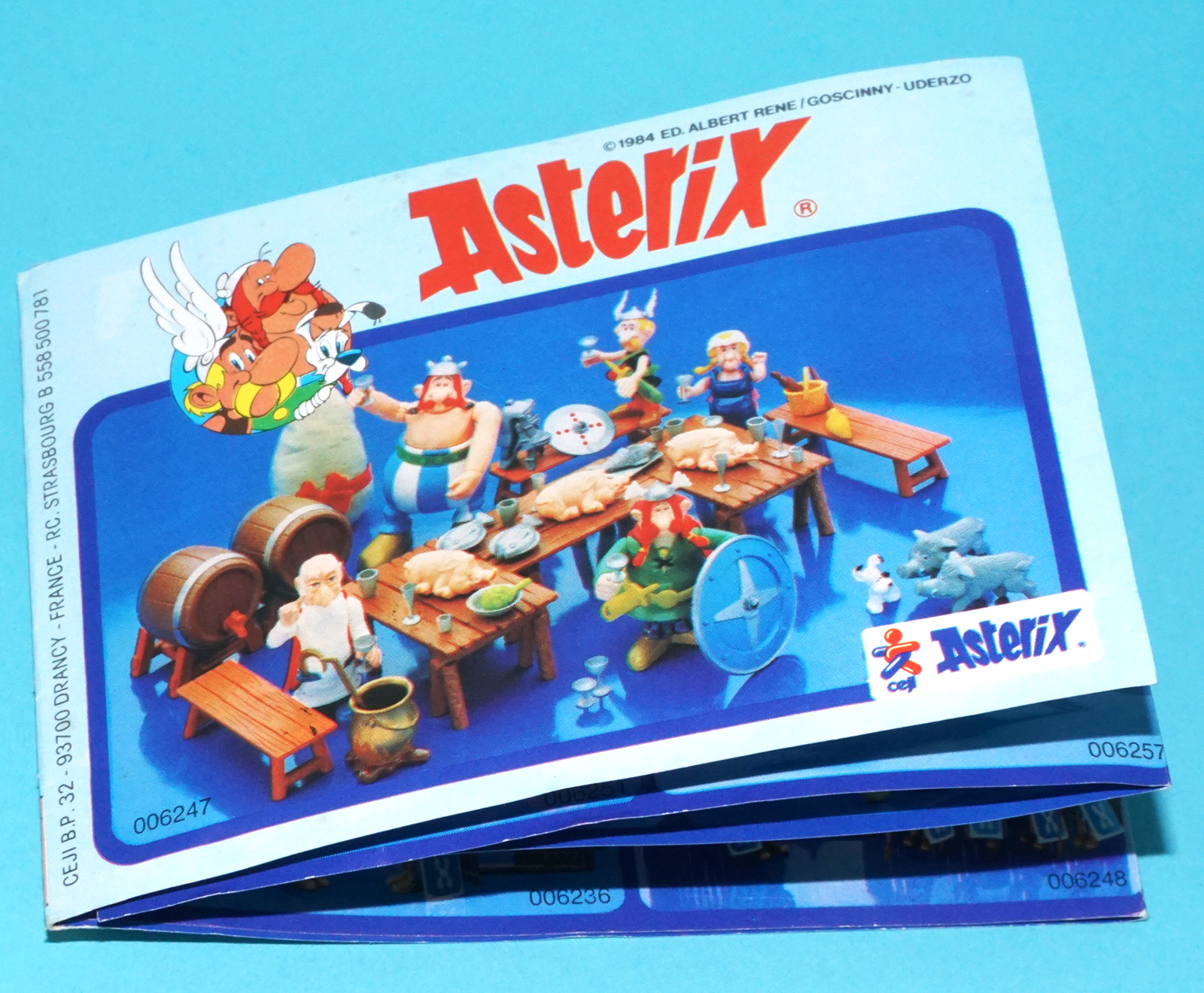 ASTERIX PLAY ACTION FIGURES 6223 CLEOPATRA BOXED GERMAN BOX 1984 CEJI TOYCLOUD - Image 8