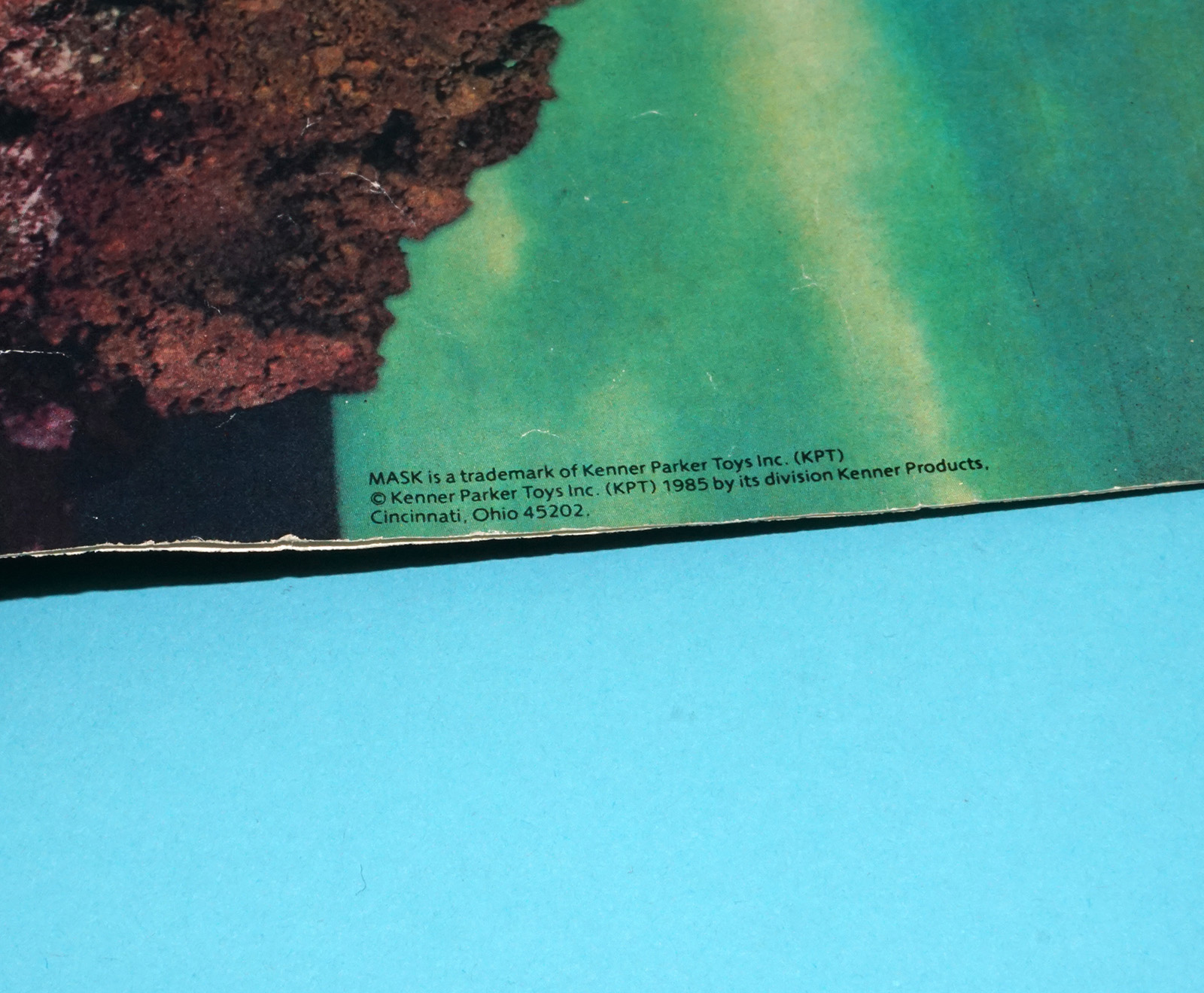 M.A.S.K FOLDOUT POSTER 1985 KENNER TONKA KPT HOLLAND HTF - Image 4