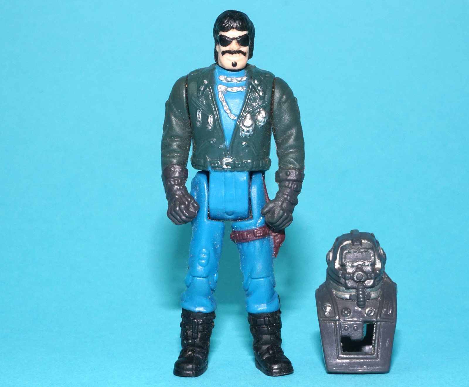 M.A.S.K PIRANHA SLY RAX & MASK 1985 KENNER - Image 2