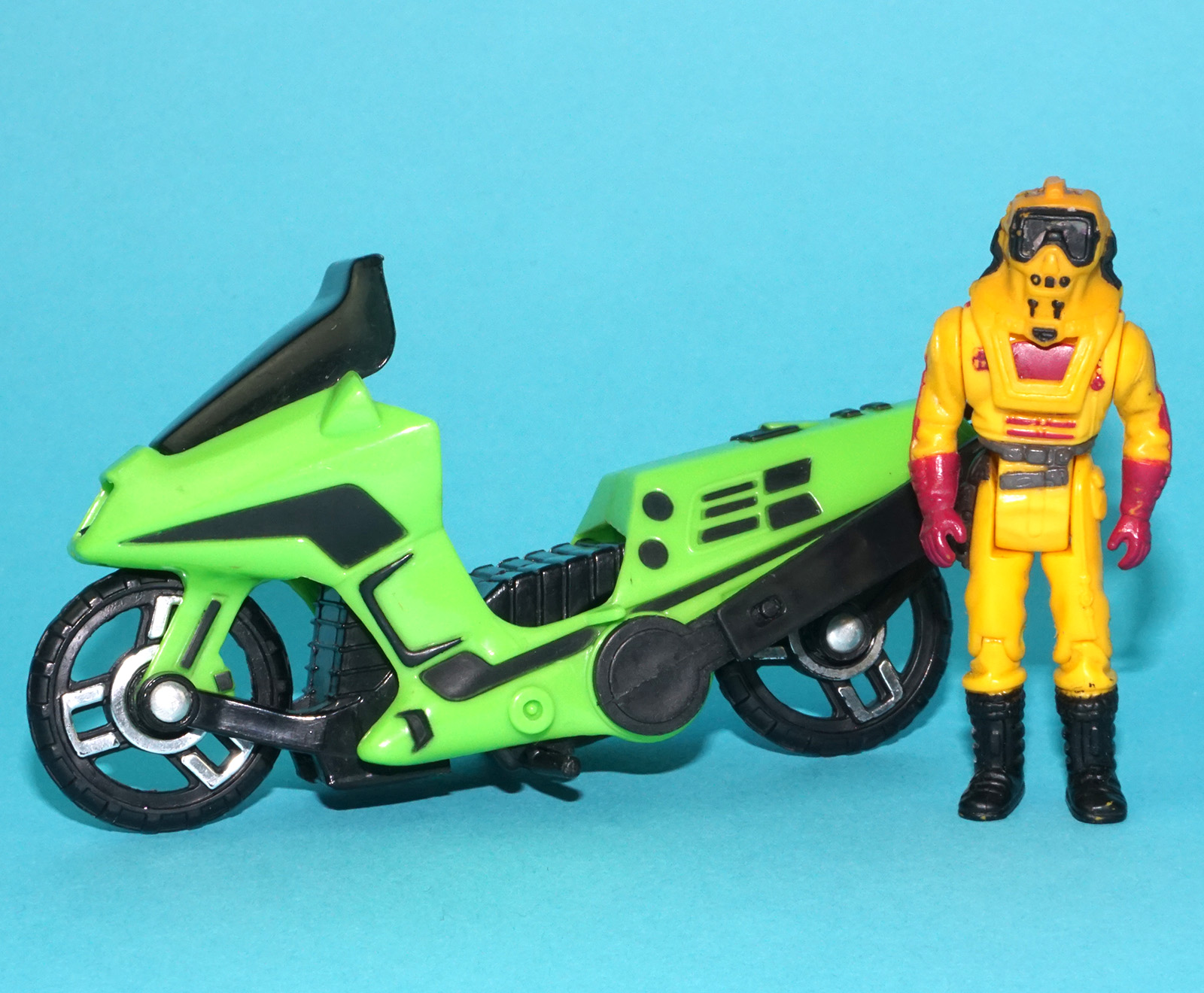 M.A.S.K CONDOR MOTORCYCLE & BRAD TURNER 100% COMPLETE 1985 KENNER - Image 2