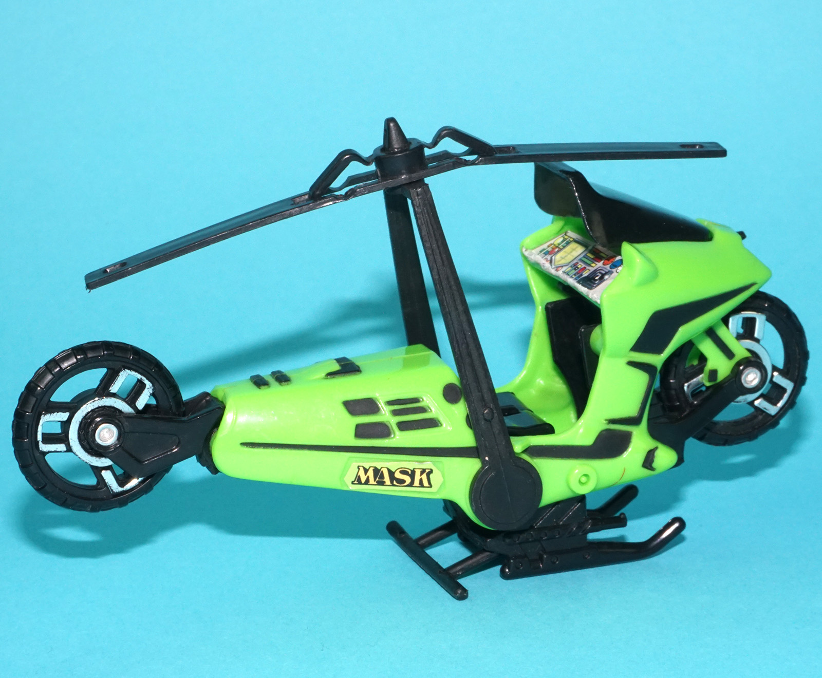 M.A.S.K CONDOR MOTORCYCLE & BRAD TURNER 100% COMPLETE 1985 KENNER - Image 4