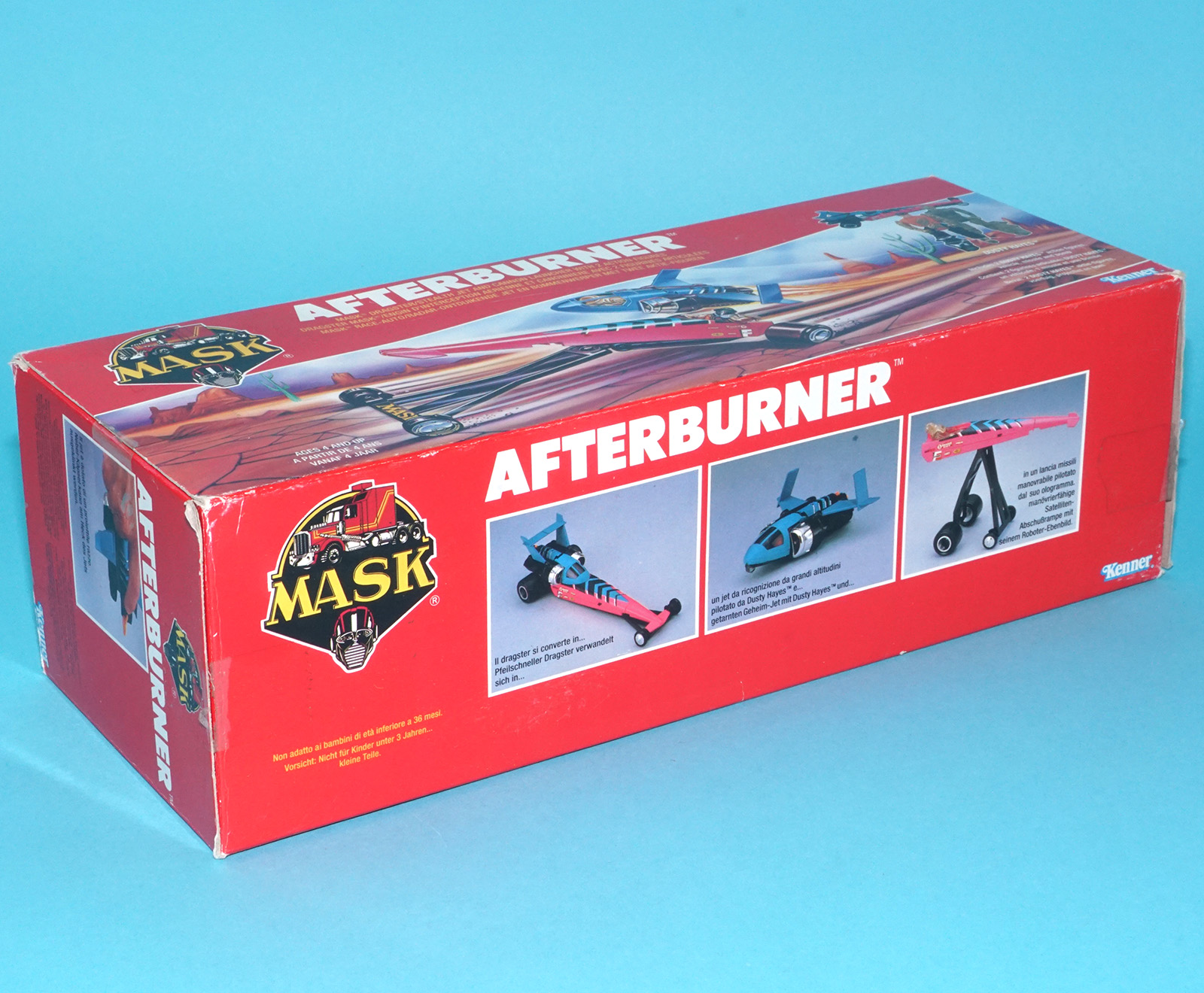 M.A.S.K AFTERBURNER COMPLETE BOXED EURO BOX 1988 KENNER - Image 4