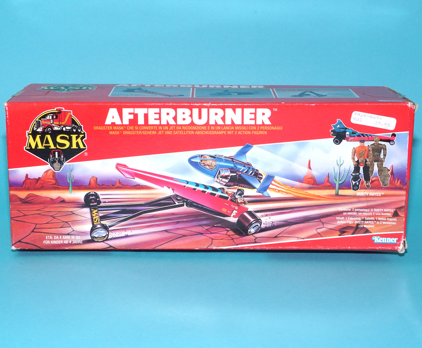 M.A.S.K AFTERBURNER COMPLETE BOXED EURO BOX 1988 KENNER - Image 7
