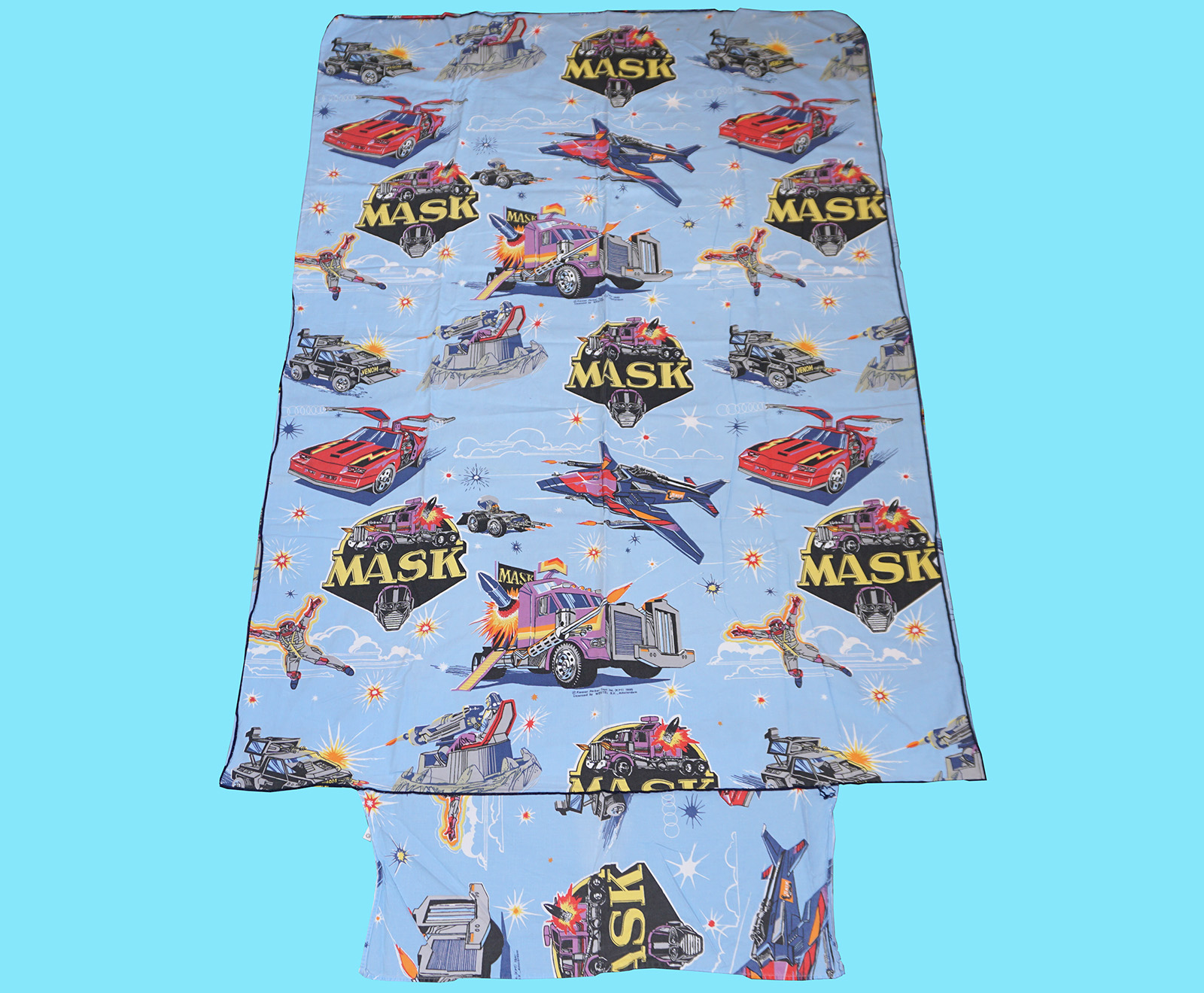 M.A.S.K SINGLE BED DUVET COVER SHEETS 1985 WESTEL B.V. AMSTERDAM KENNER PARKER - Image 2