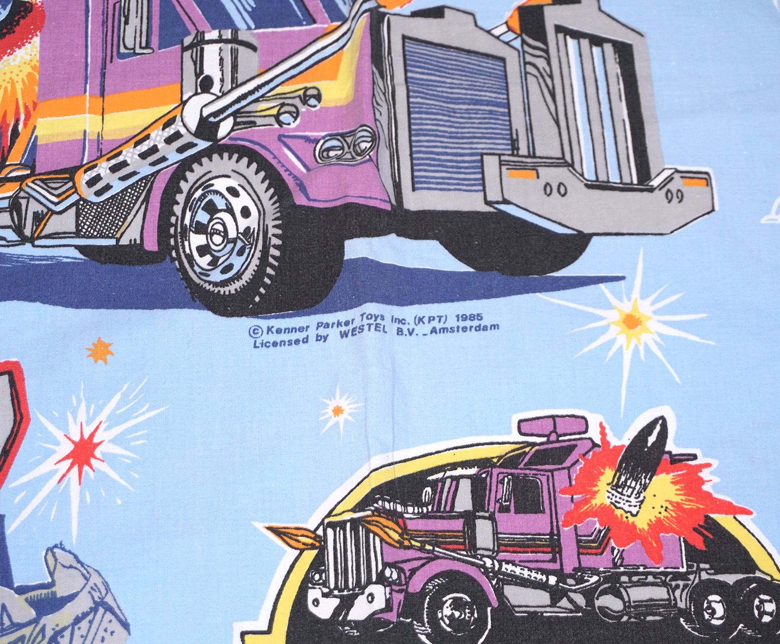 M.A.S.K SINGLE BED DUVET COVER SHEETS 1985 WESTEL B.V. AMSTERDAM KENNER PARKER - Image 4