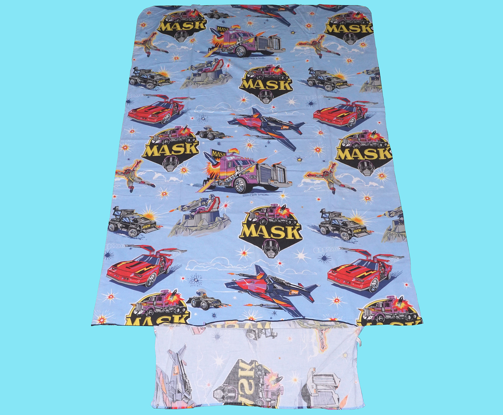 M.A.S.K SINGLE BED DUVET COVER SHEETS 1985 WESTEL B.V. AMSTERDAM KENNER PARKER - Image 7