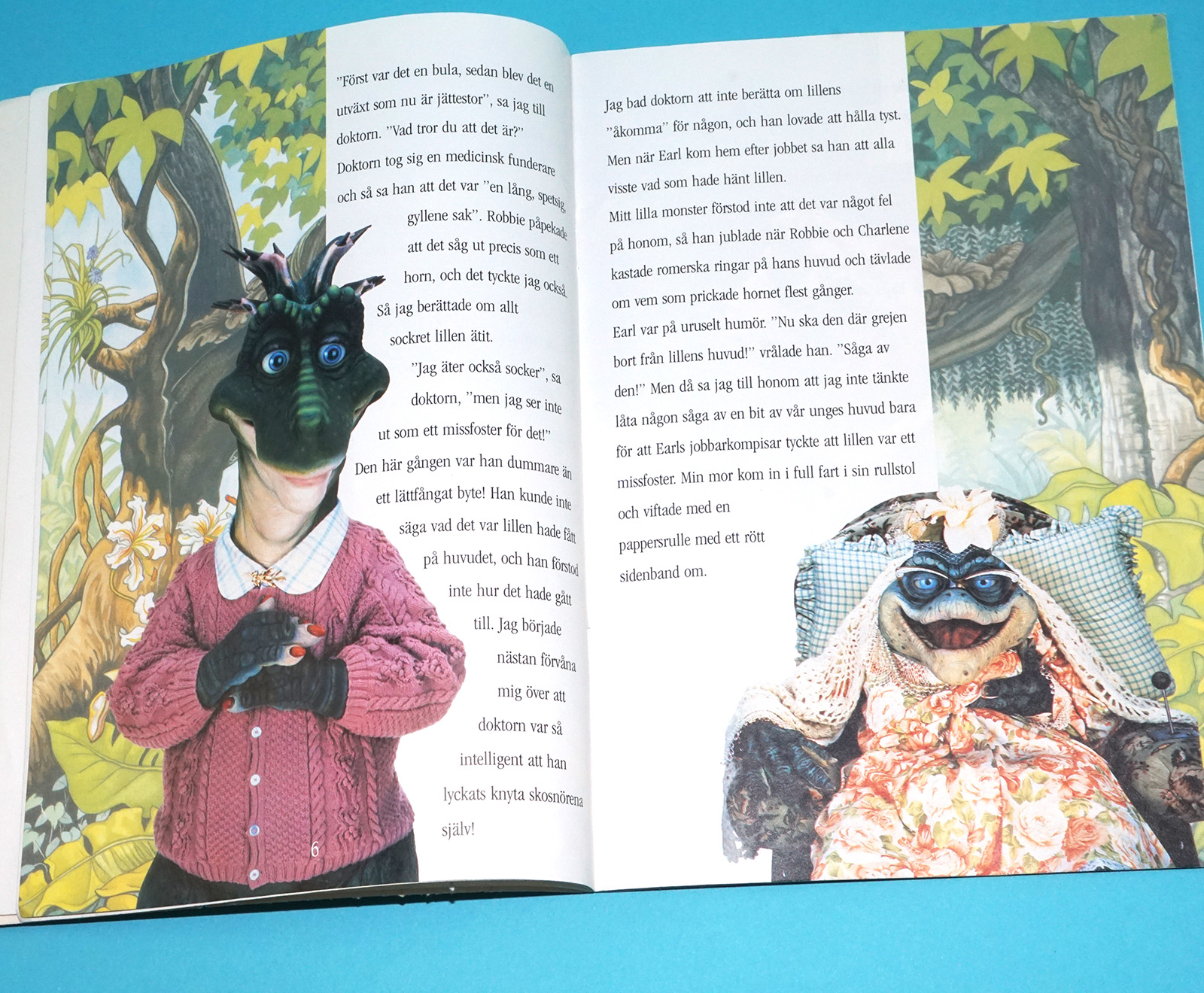 DINOSAURS GOLDEN CHILD STORY BOOK SWEDISH GULDKLIMPEN 1992 RICHTERS JIM HENSON DISNEY - Image 5