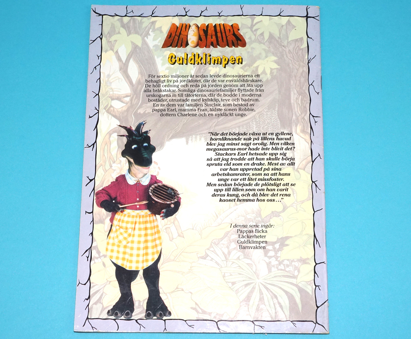 DINOSAURS GOLDEN CHILD STORY BOOK SWEDISH GULDKLIMPEN 1992 RICHTERS JIM HENSON DISNEY - Image 8