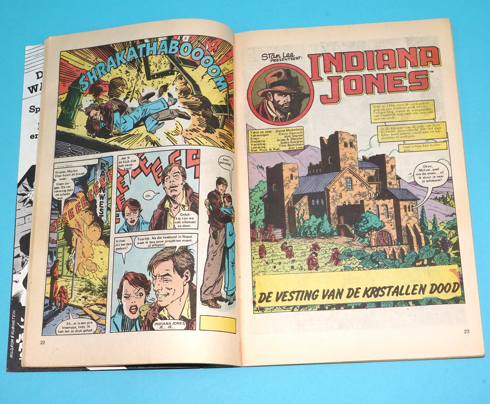 INDIANA JONES SPECIAL VOL 1 DUTCH 1983 JUNIORPRESS HOLLAND MARVEL LFL - Image 4