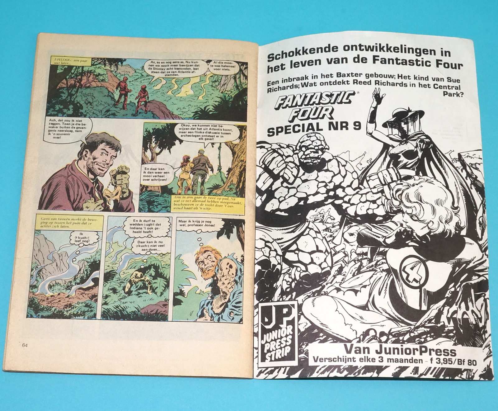 INDIANA JONES SPECIAL VOL 1 DUTCH 1983 JUNIORPRESS HOLLAND MARVEL LFL - Image 5