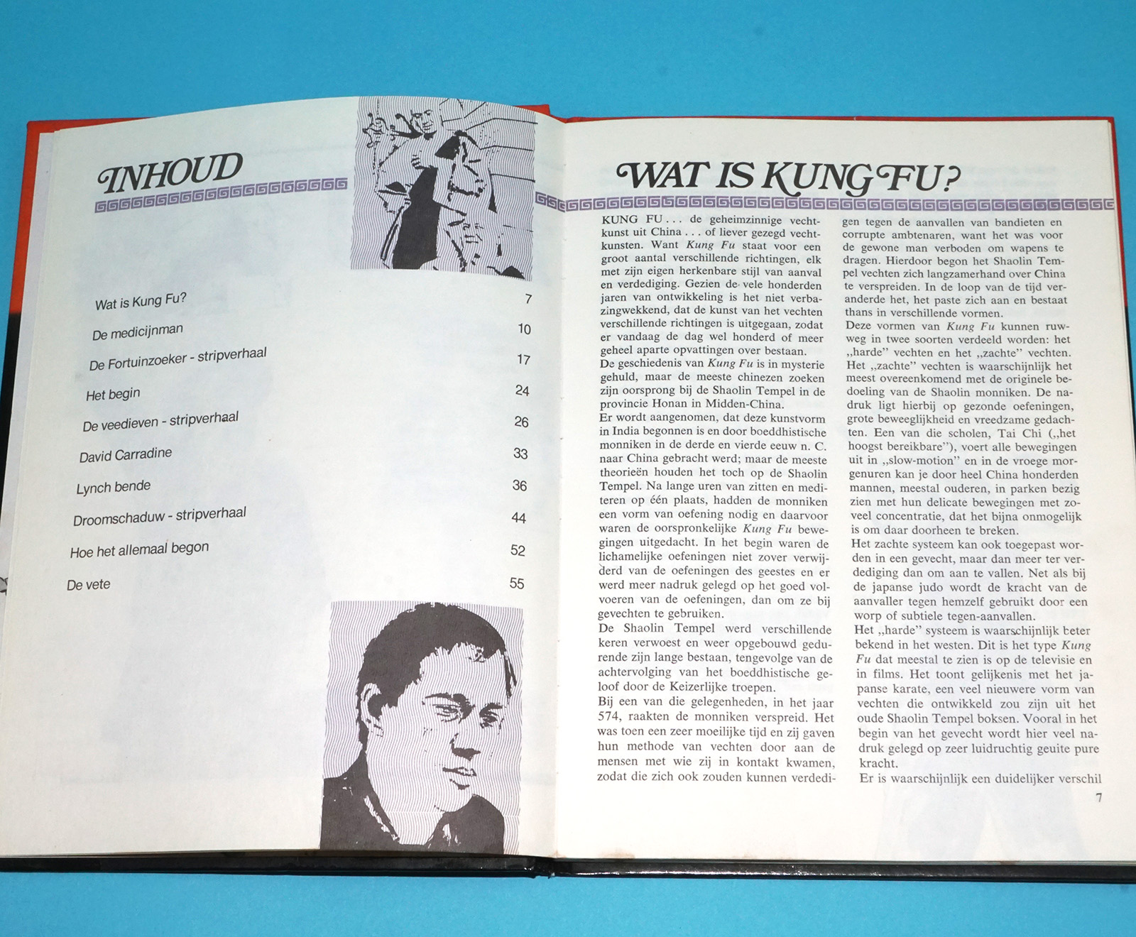 KUNG FU STORY COMIC ACTIVITY BOOK DUTCH 1974 MULDER & ZOON DAVID CARRADINE - Image 5