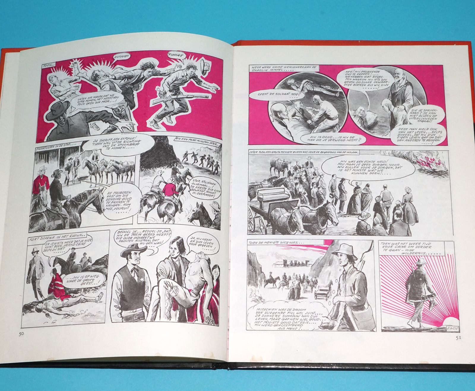 KUNG FU STORY COMIC ACTIVITY BOOK DUTCH 1974 MULDER & ZOON DAVID CARRADINE - Image 10