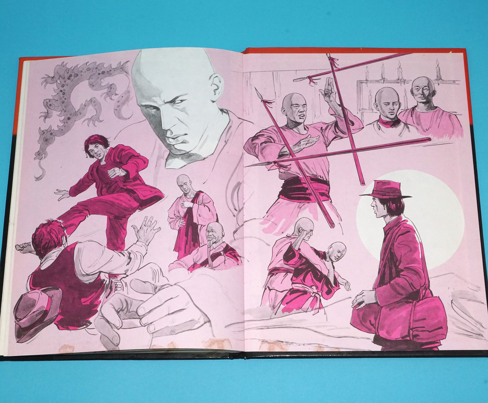 KUNG FU STORY COMIC ACTIVITY BOOK DUTCH 1974 MULDER & ZOON DAVID CARRADINE - Image 11