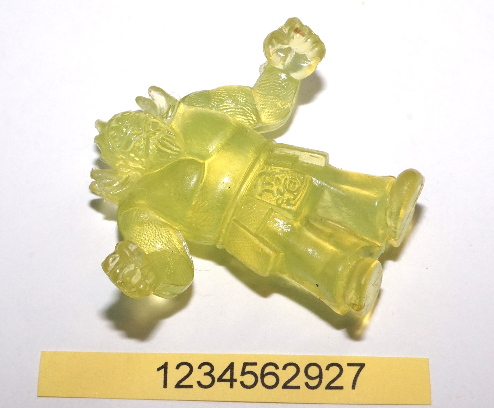 EXOGINI MUSCLE MEN SAMURAI LIME YELLOW TRANSPARENT 1987 OTTO SIMON DUTCH PANOSH EL GRECO - Image 3