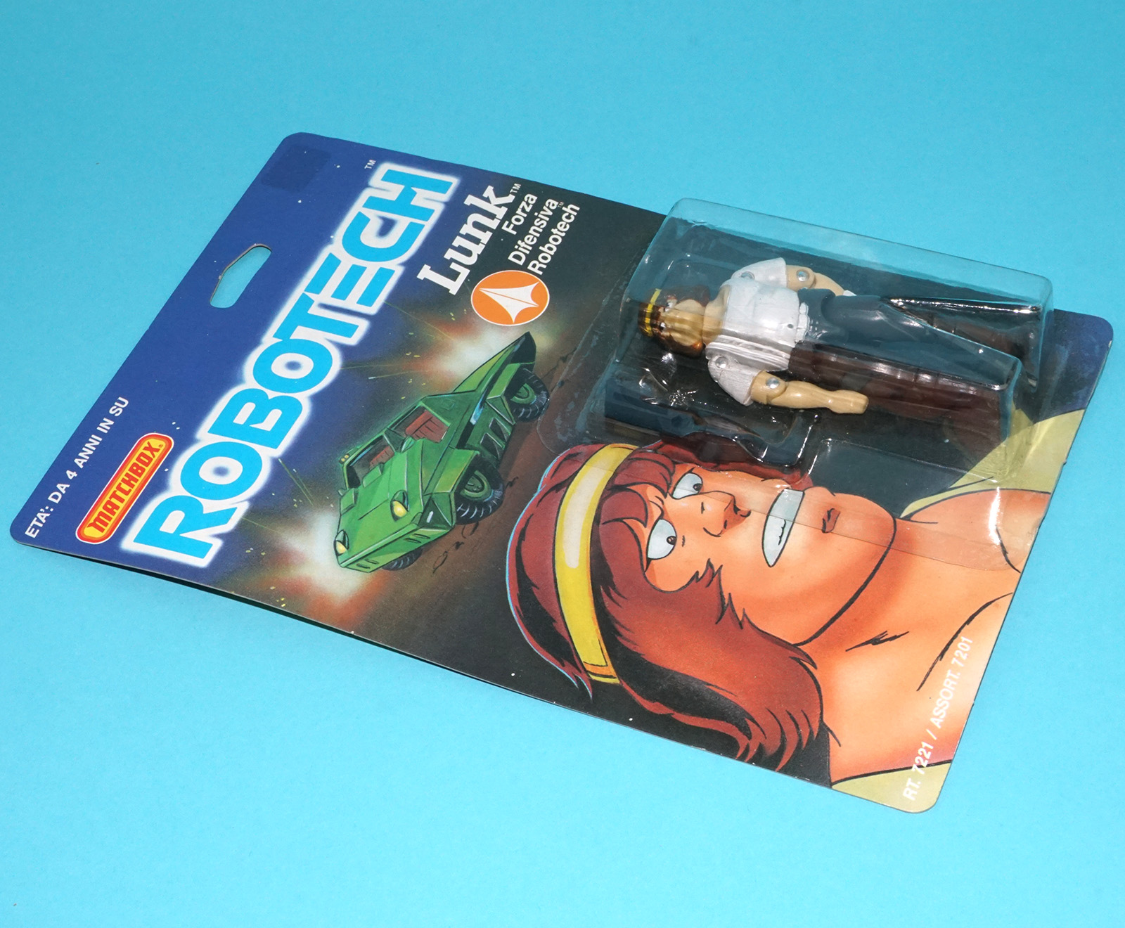 ROBOTECH LUNK MOC MOSC EURO CARD 1985 MATCHBOX HTF - Image 4