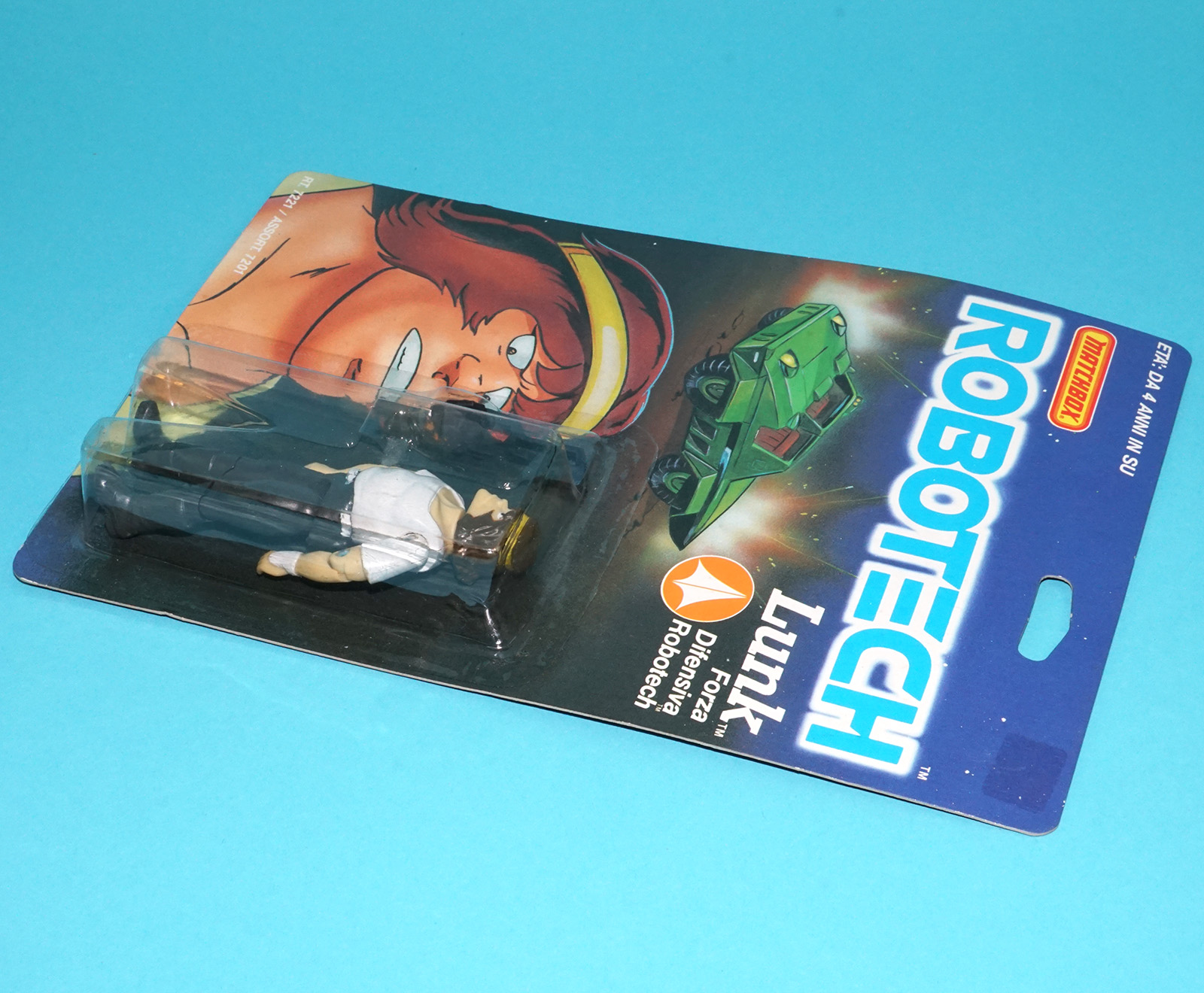 ROBOTECH LUNK MOC MOSC EURO CARD 1985 MATCHBOX HTF - Image 6