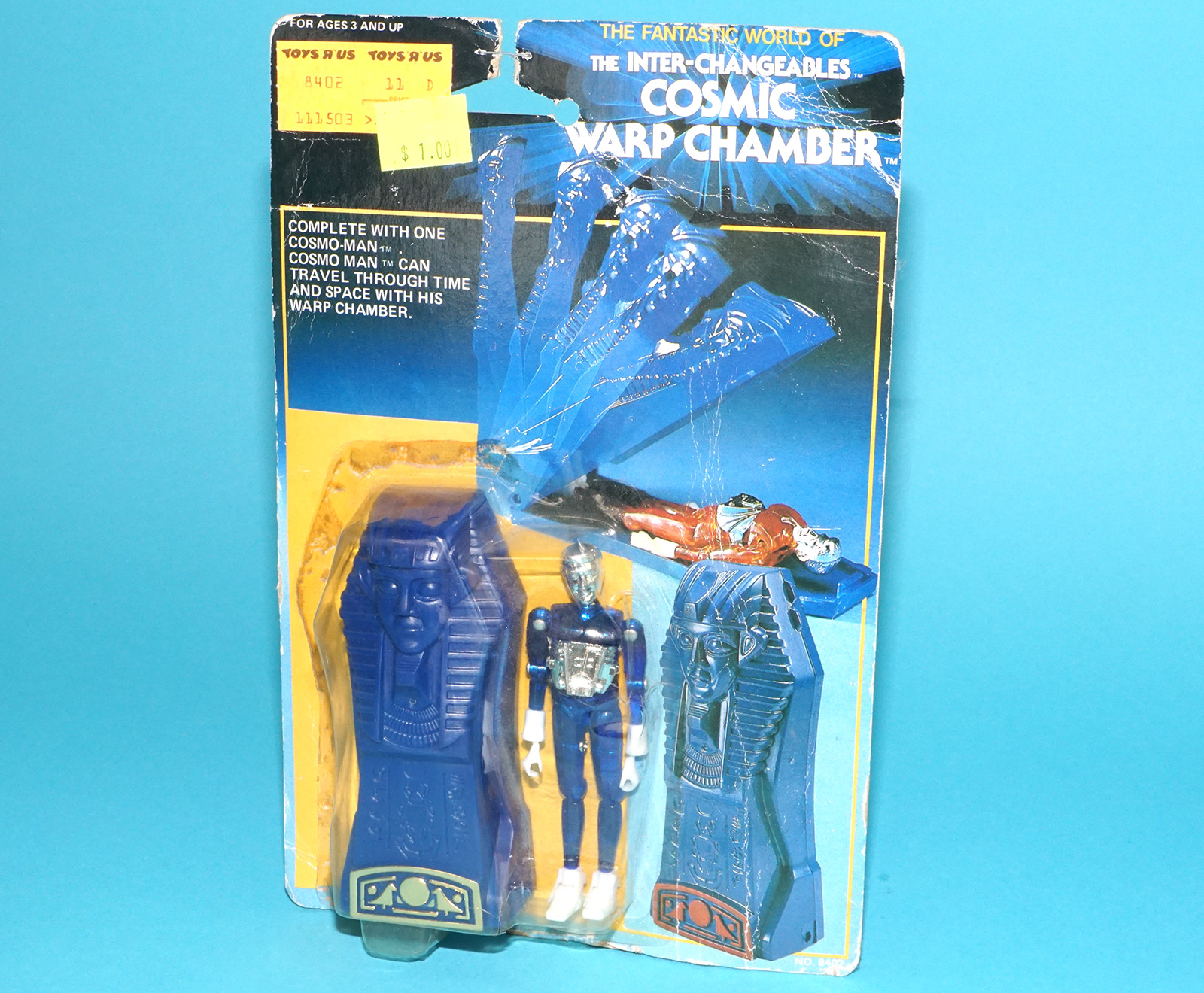 INTER-CHANGEABLES COSMIC WARP CHANGER MOC MOSC US CARD 1985 HOURTOY TAKARA MICRONAUTS - Image 4