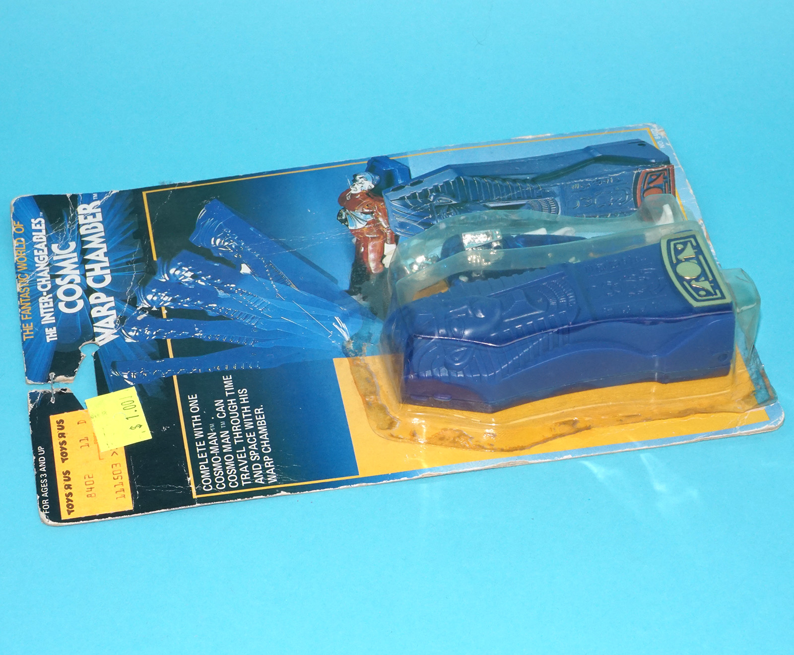 INTER-CHANGEABLES COSMIC WARP CHANGER MOC MOSC US CARD 1985 HOURTOY TAKARA MICRONAUTS - Image 7