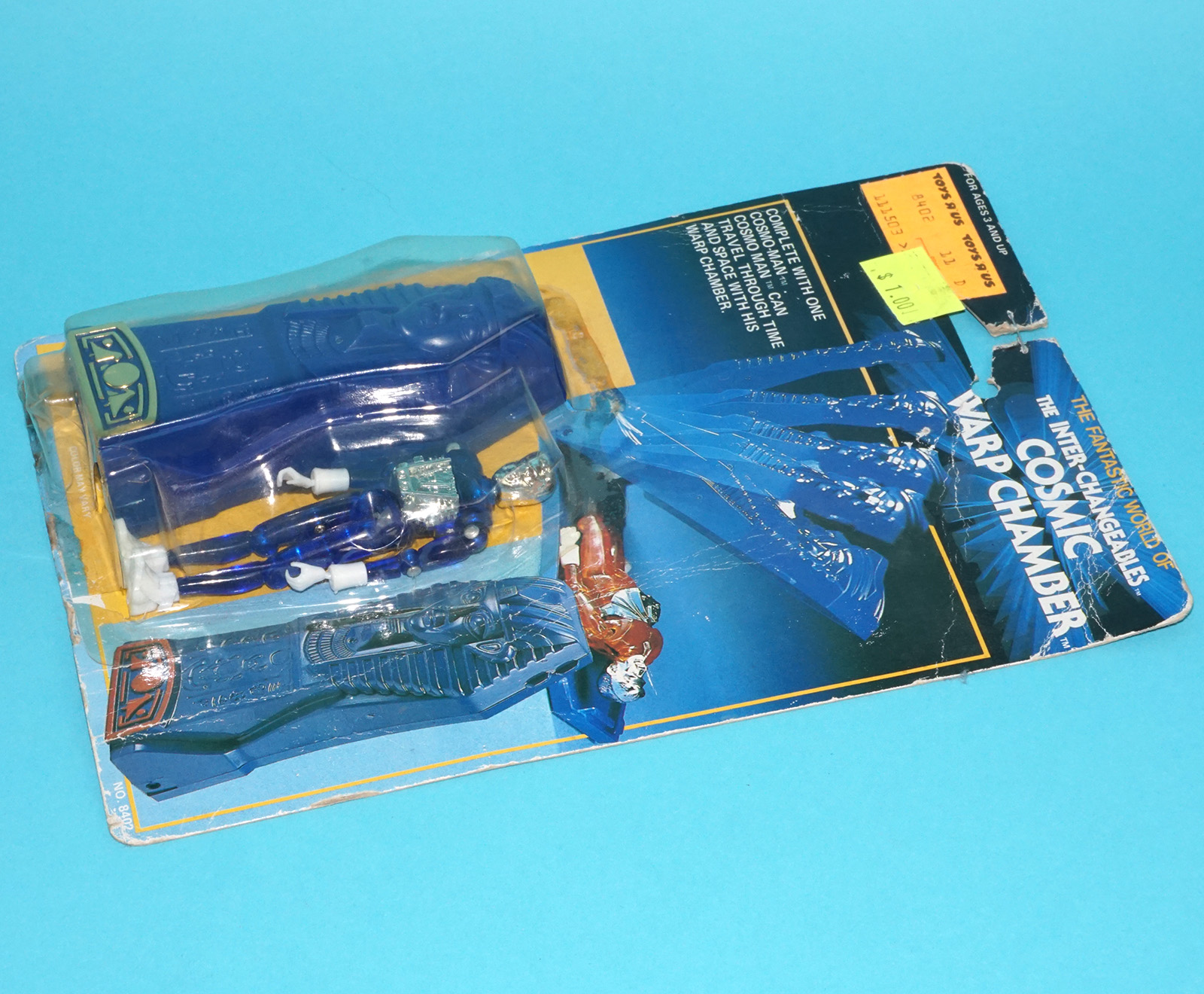 INTER-CHANGEABLES COSMIC WARP CHANGER MOC MOSC US CARD 1985 HOURTOY TAKARA MICRONAUTS - Image 9