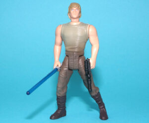 STAR WARS POTF2 LUKE SKYWALKER DAGOBAH OUTFIT SHORT SABER 100% COMPLETE 1995 KENNER