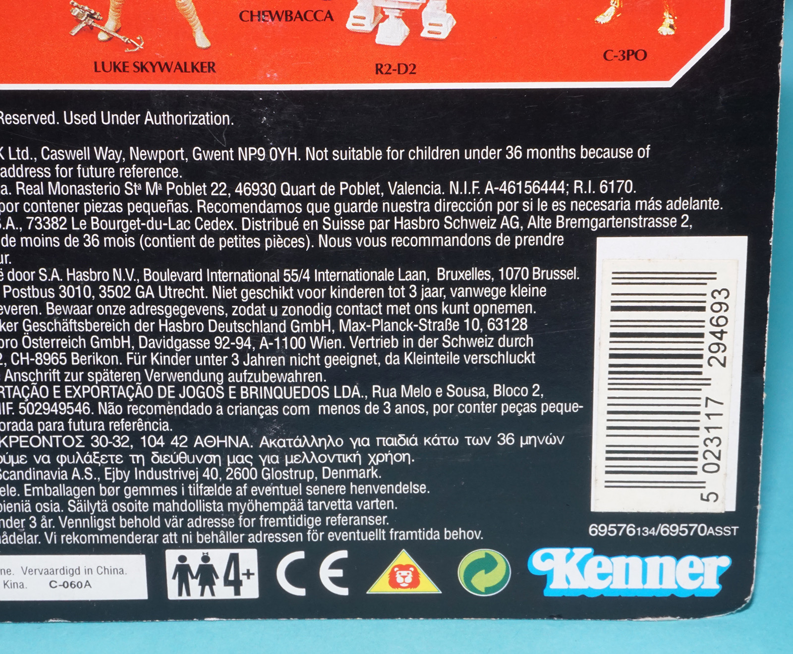 STAR WARS POTF2 OBI-WAN KENOBI LONG SABER MOC MOSC EURO CARD 1995 KENNER - Image 8