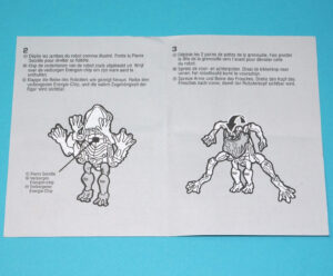 TRANSFORMERS BEAST WARS ORIGINAL SPARE INSTRUCTIONS BASIC CLASS SPITTOR 1997 HASBRO