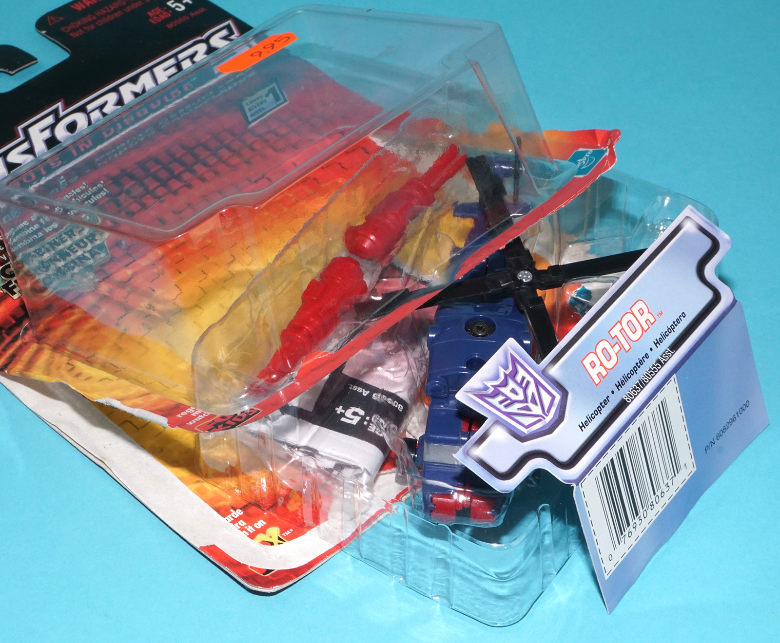 TRANSFORMERS RID ROBOTS IN DISGUISE COMBINERS COMMANDOS RUINATION RO-TOR MOC 2001 HASBRO READ - Image 8