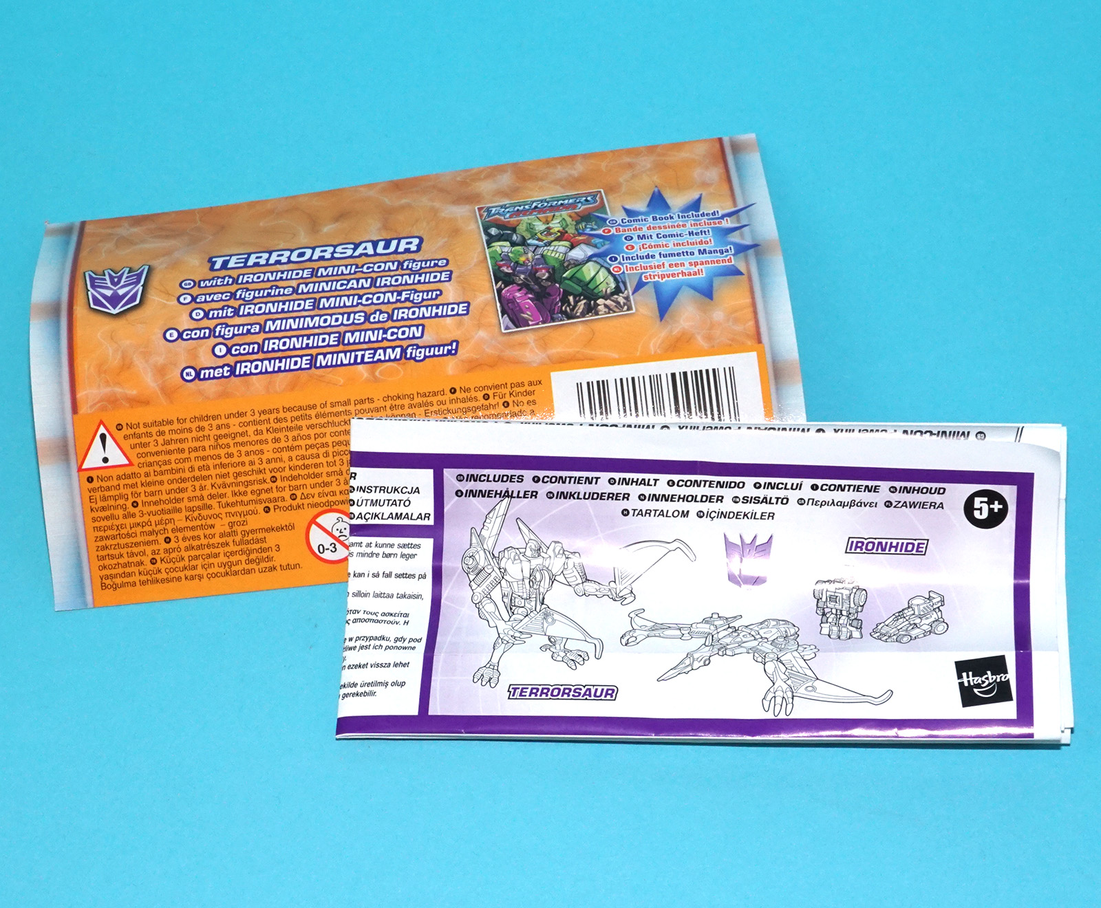 TRANSFORMERS ARMADA SUPER-CONS TERRORSAUR & IRONHIDE 2003 HASBRO - Image 8