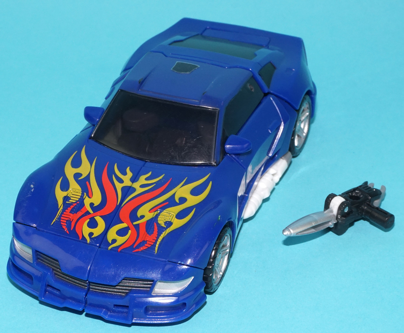 TRANSFORMERS HFTD RTS DELUXE CLASS TURBO TRACKS 100% COMPLETE 2010 HASBRO - Image 2