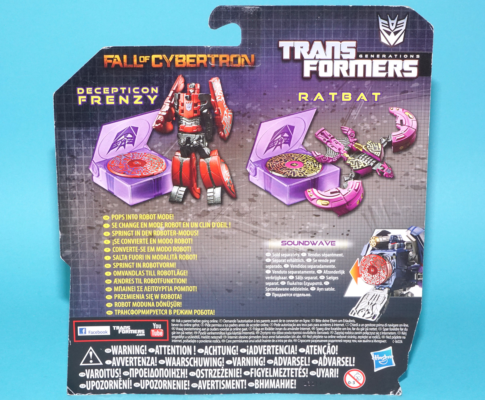 TRANSFORMERS GENERATIONS LEGENDS CLASS DECEPTICON FRENZY & RATBAT 100% COMPLETE 2012 HASBRO - Image 5