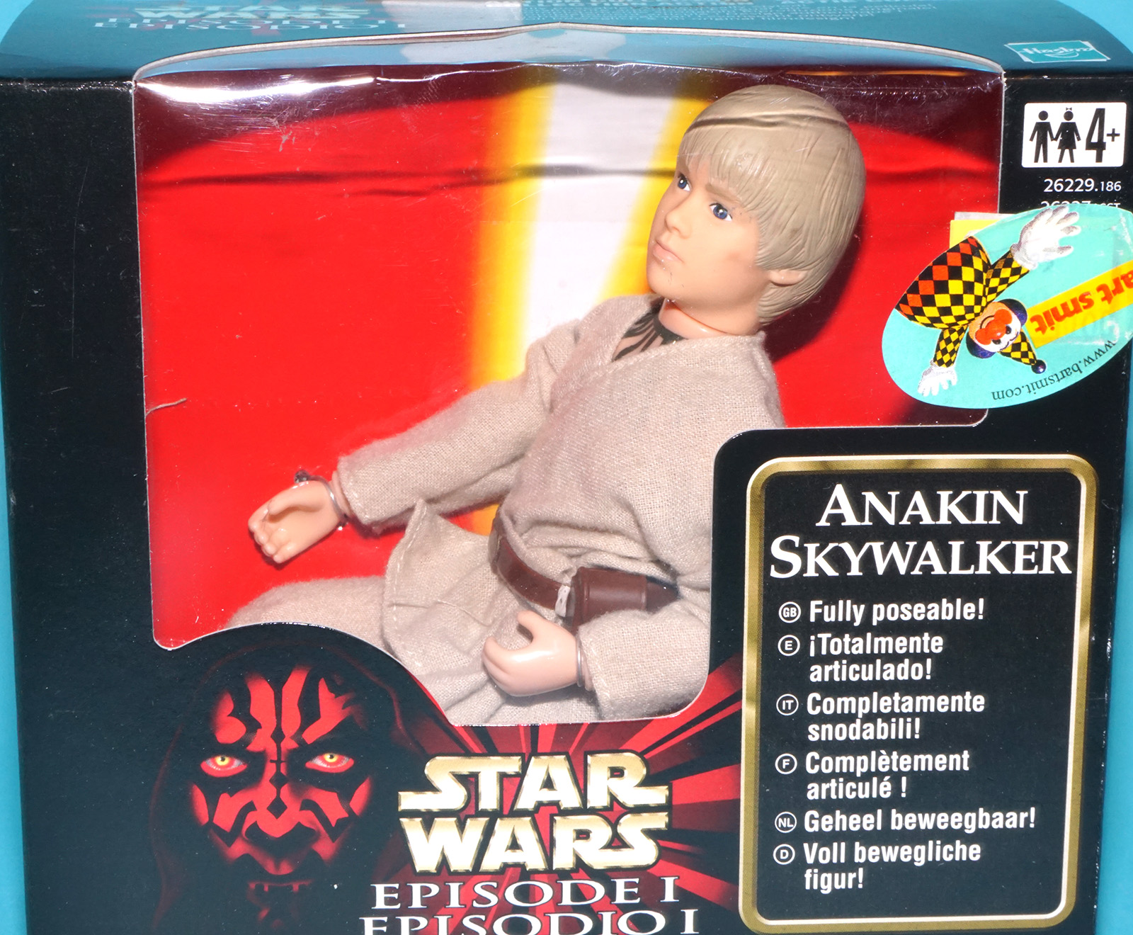 STAR WARS EPISODE 1 PHANTOM MENACE 12" ANAKIN SKYWALKER MIB MISB SEALED US BOX 1998 HASBRO - Image 2