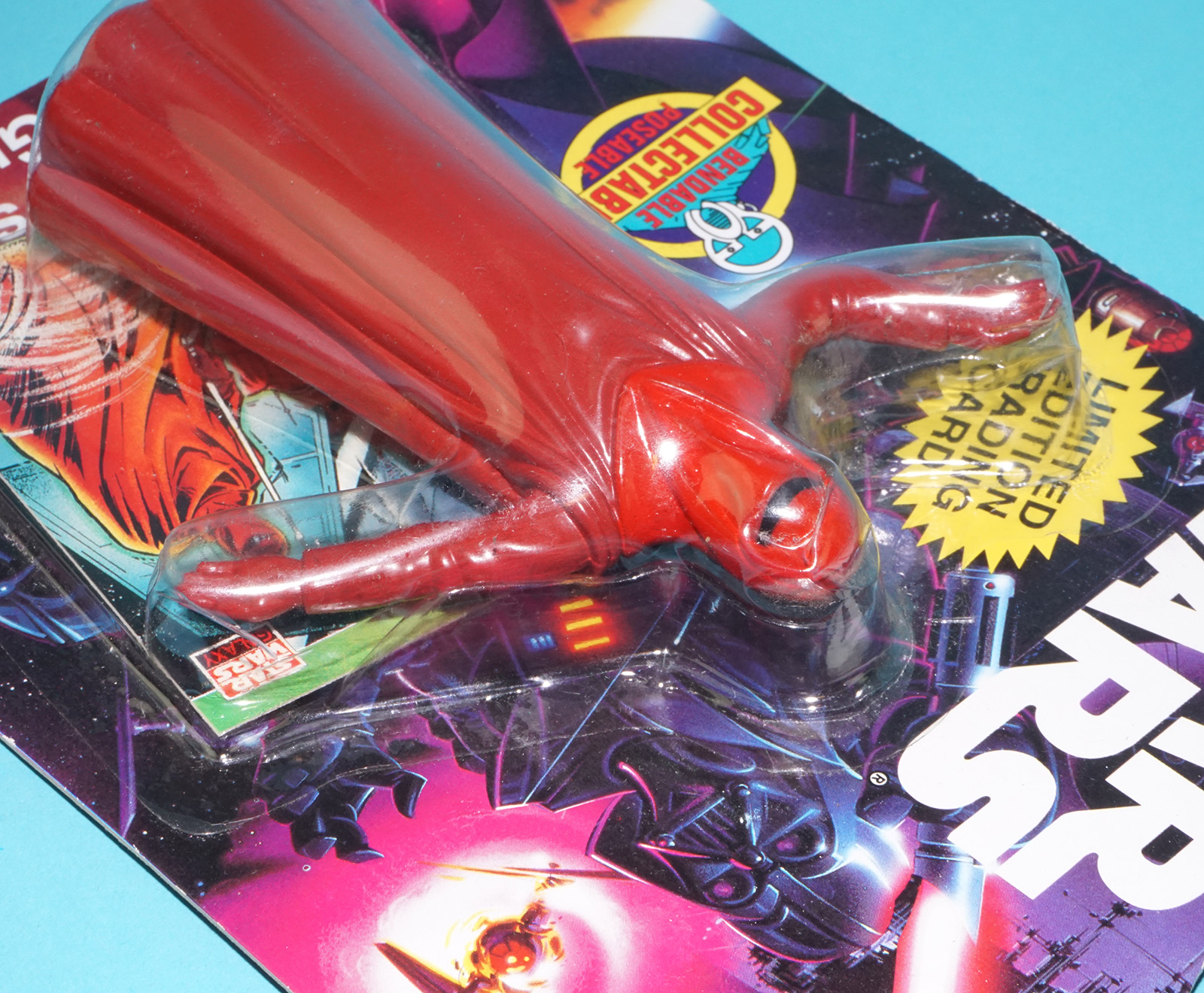 STAR WARS BEND-EMS EMPEROR'S ROYAL GUARD MOC MOSC SEALED CARD 1994 JUSTOYS - Image 5