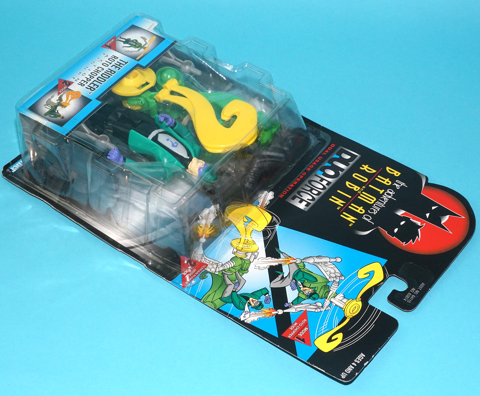 BATMAN & ROBIN ANIMATED ADVENTURES DUO-FORCE RIDDLER MOC MOSC US CARD 1997 KENNER - Image 5