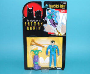BATMAN & ROBIN ANIMATED ADVENTURES POGO-STICK JOKER MOC MOSC US CARD 1995 KENNER