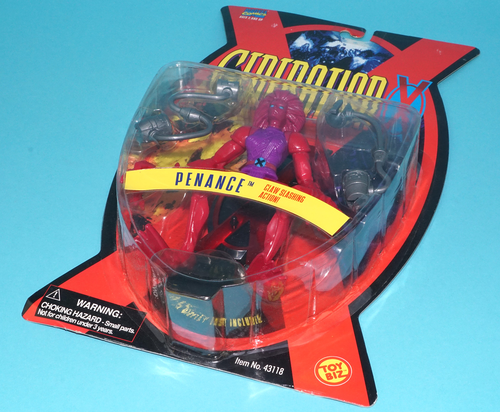 MARVEL X-MEN GENERATION X PENANCE MOC MOSC US CARD 1995 TOY BIZ - Image 6