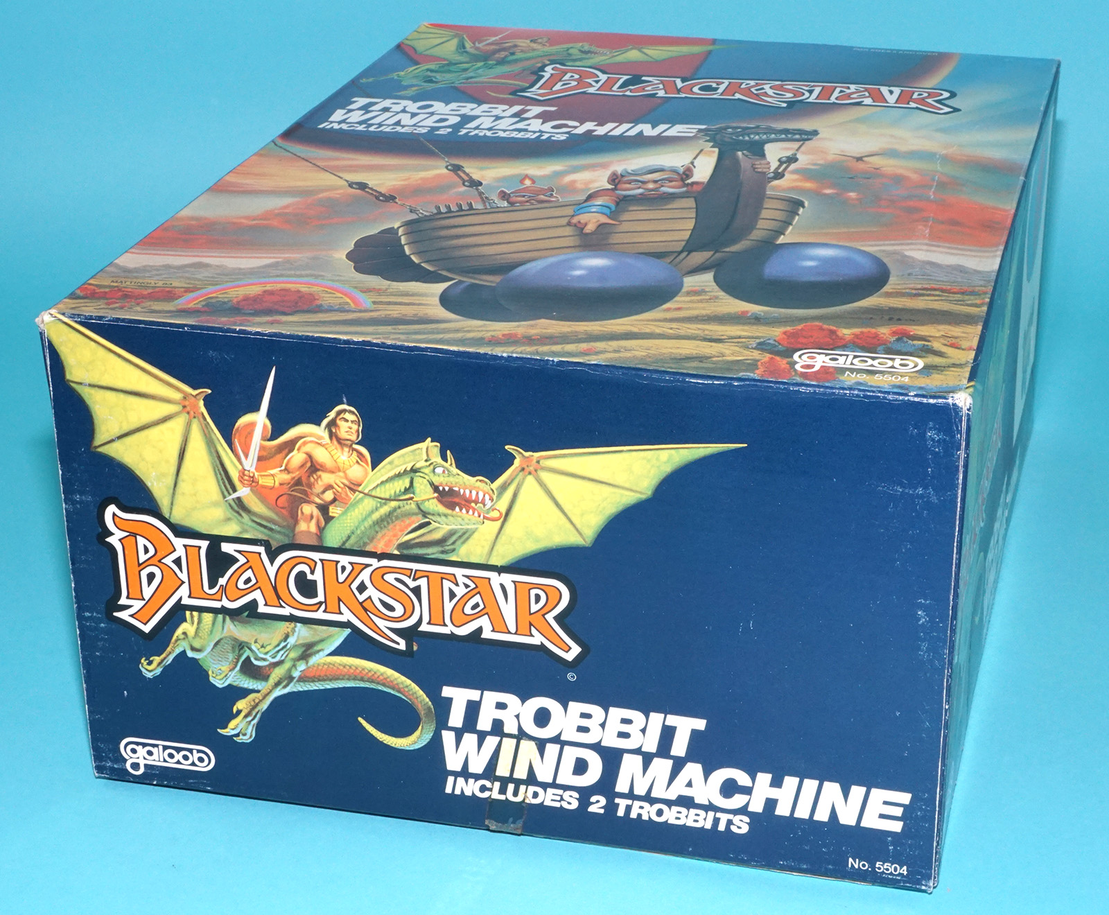 BLACKSTAR TROBBIT WIND MACHINE MIB NRFB US BOX SEALED CONTENTS 1983 GALOOB - Image 4