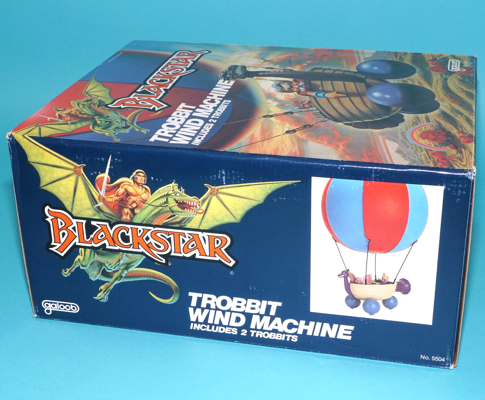 BLACKSTAR TROBBIT WIND MACHINE MIB NRFB US BOX SEALED CONTENTS 1983 GALOOB - Image 7