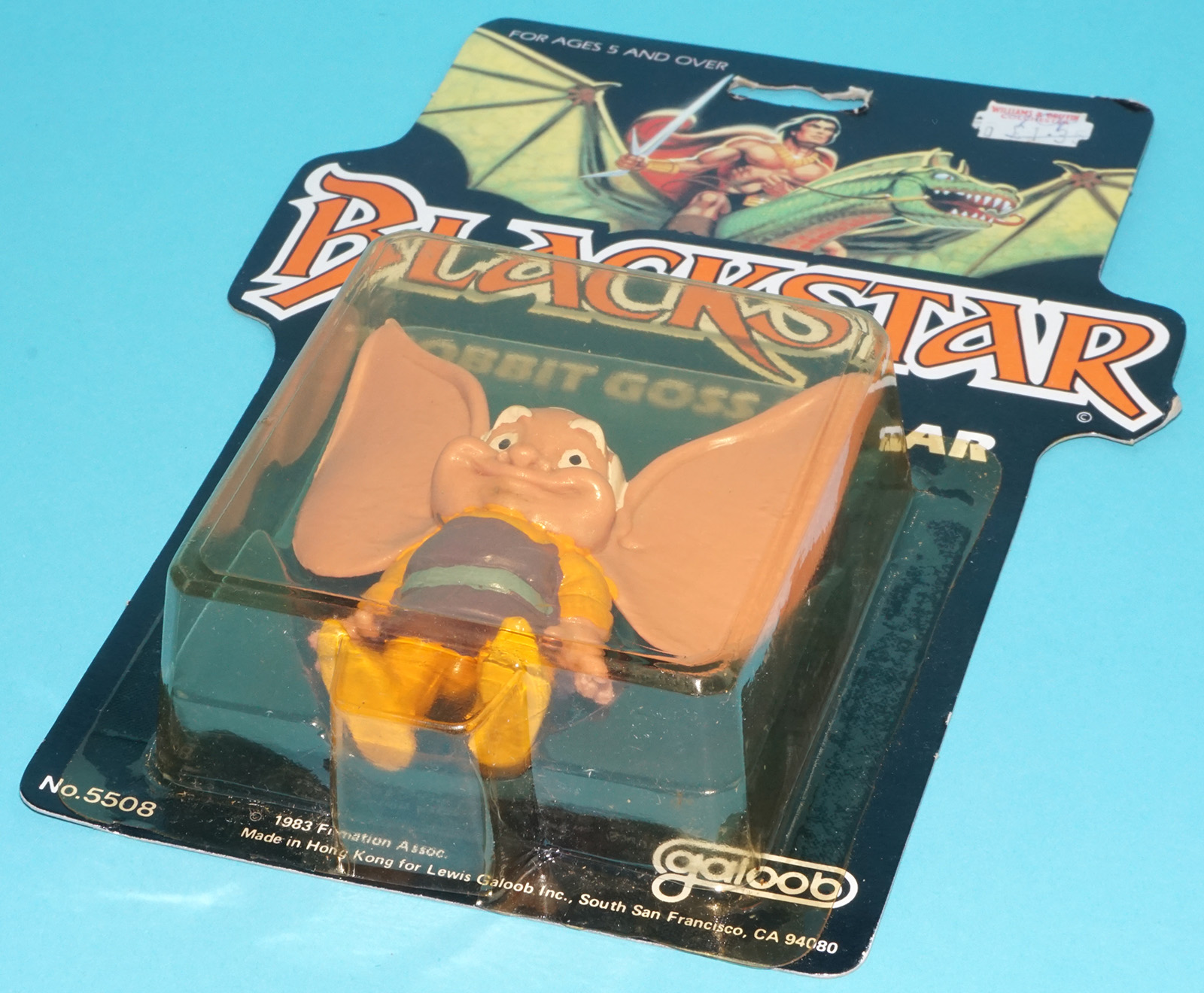 BLACKSTAR GOSSAMER GOSSAMEAR TROBBIT MOC MOSC US CARD 1984 GALOOB - Image 8