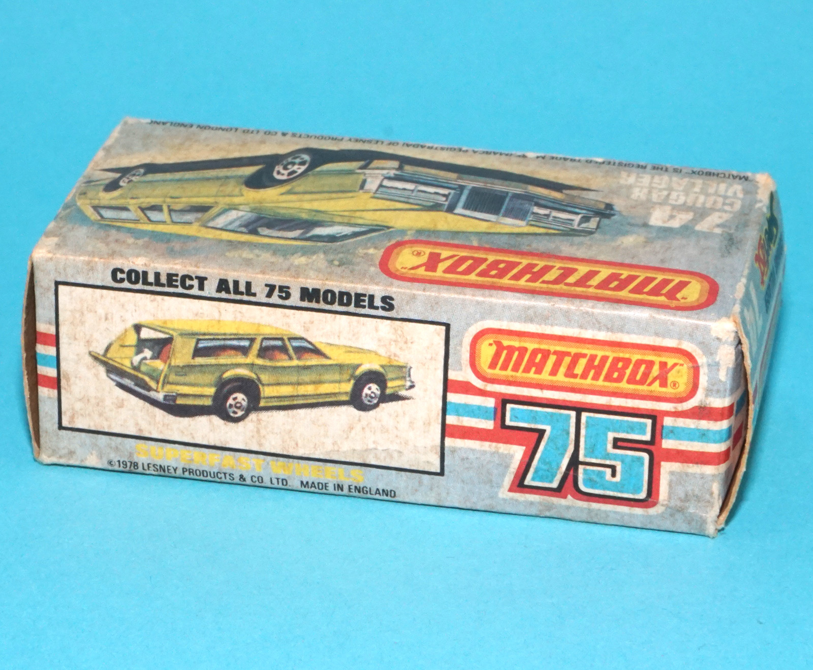 MATCHBOX SUPERFAST #74 COUGAR VILLAGER BOXED ORIGINAL BOX 1978 LESNEY ENGLAND - Image 5