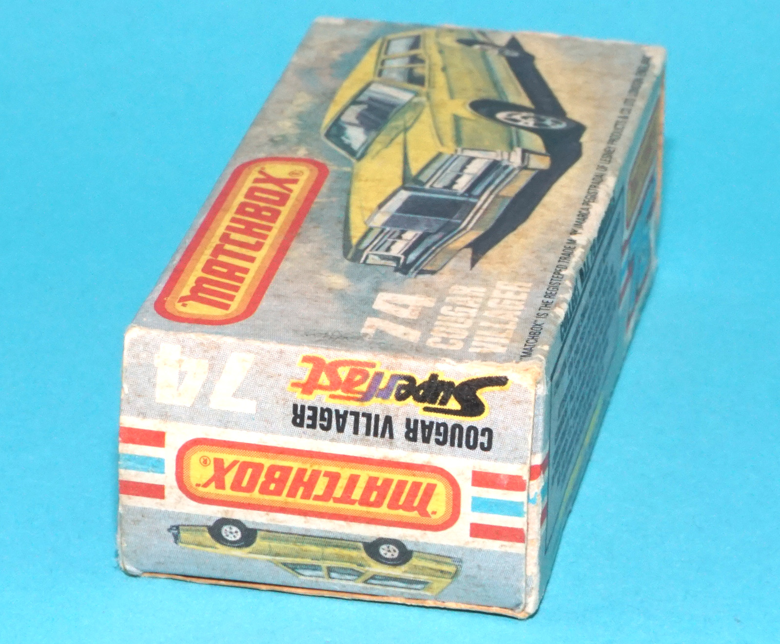 MATCHBOX SUPERFAST #74 COUGAR VILLAGER BOXED ORIGINAL BOX 1978 LESNEY ENGLAND - Image 6