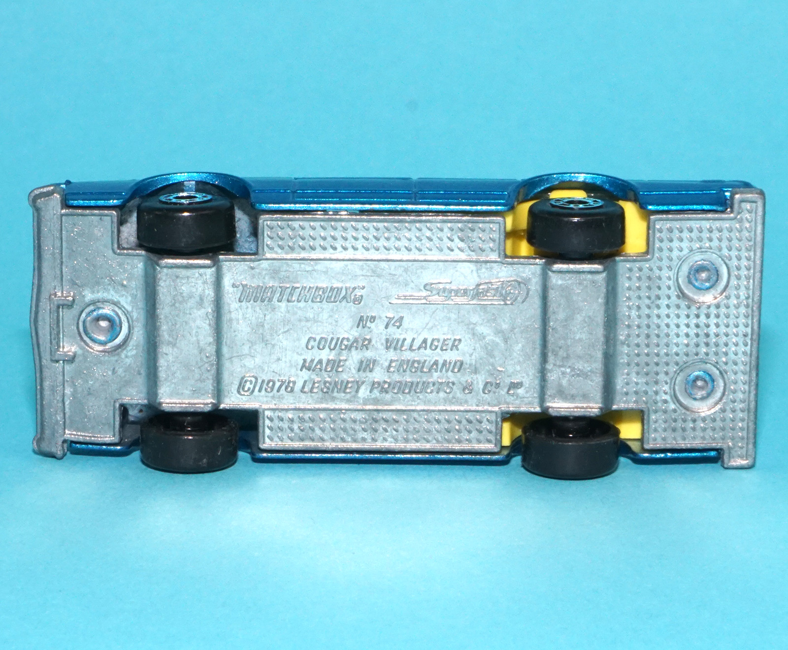 MATCHBOX SUPERFAST #74 COUGAR VILLAGER BOXED ORIGINAL BOX 1978 LESNEY ENGLAND - Image 14